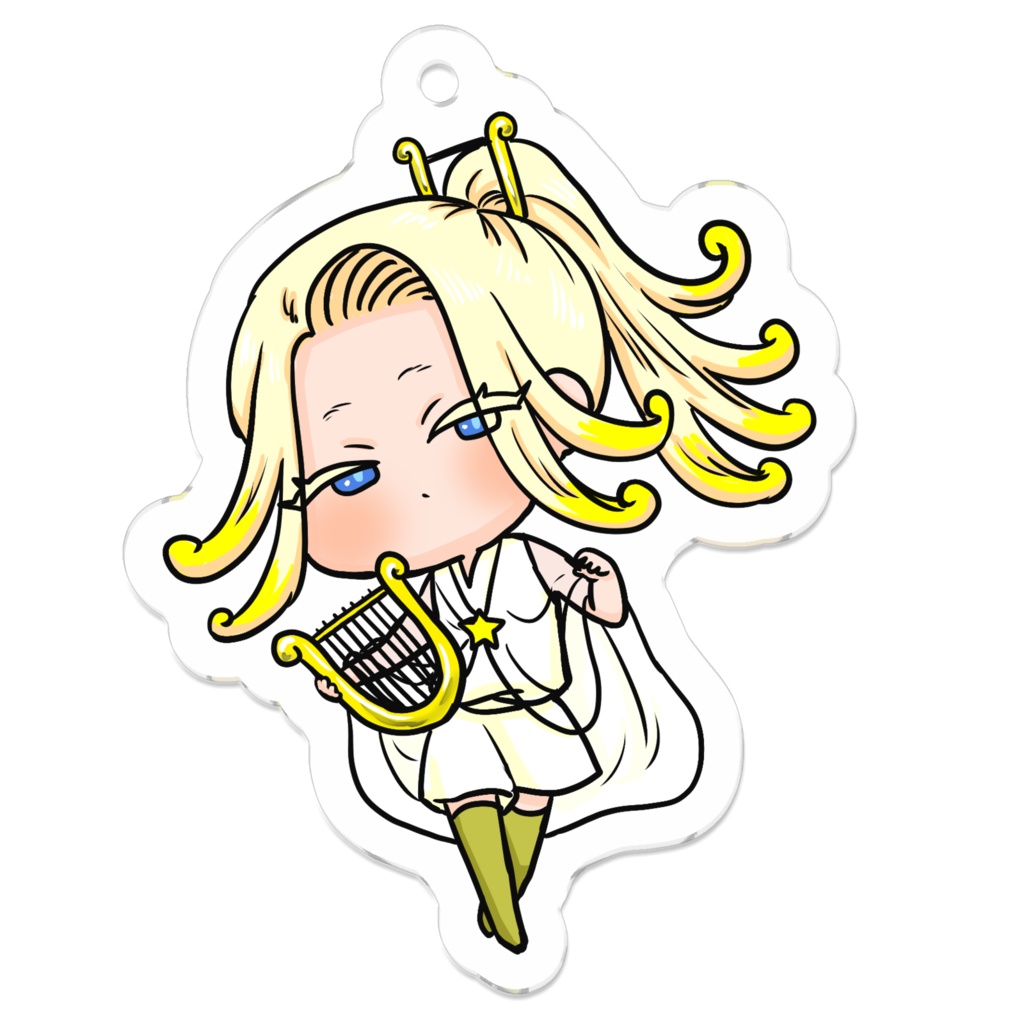 ぷにかわ星座さんのアクキー(こと座)