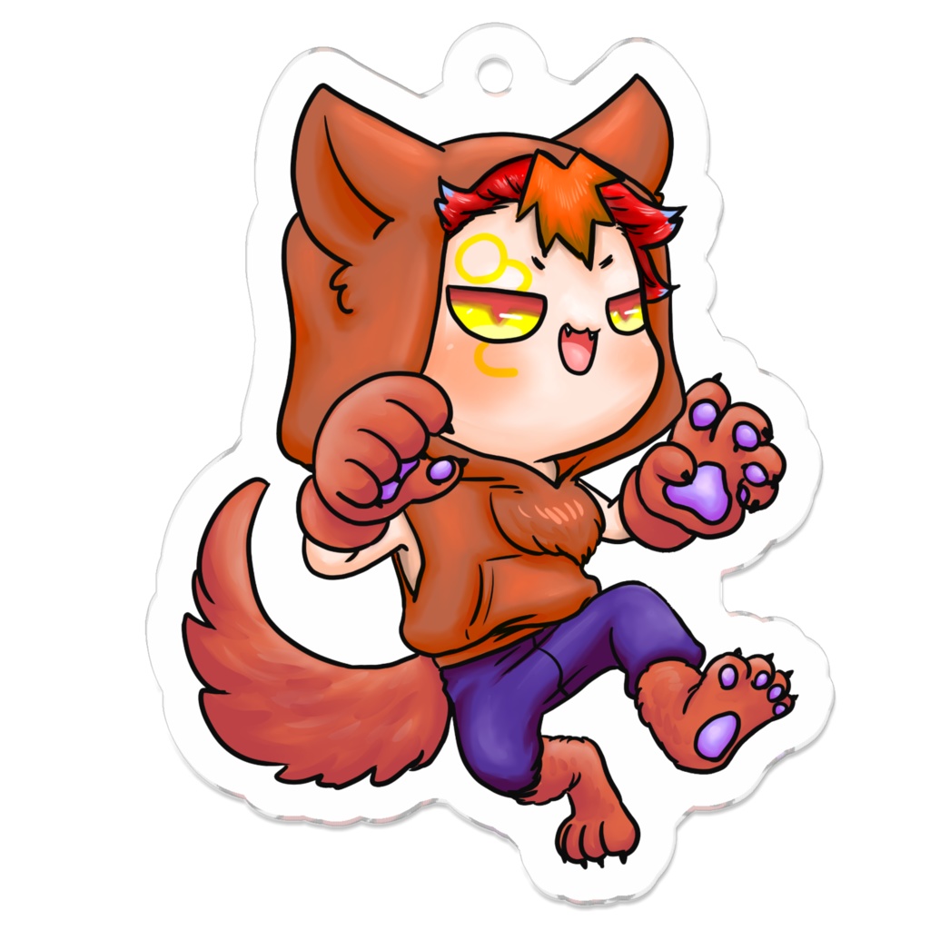 ハロウィンver.ぷにかわ星座さんアクキー(しし座)