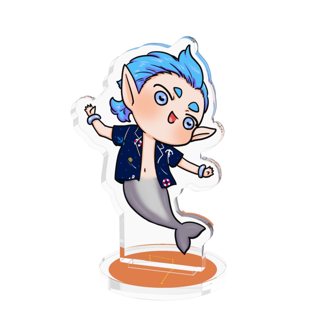 ぷにかわ星座さんのアクスタ(いるか座)
