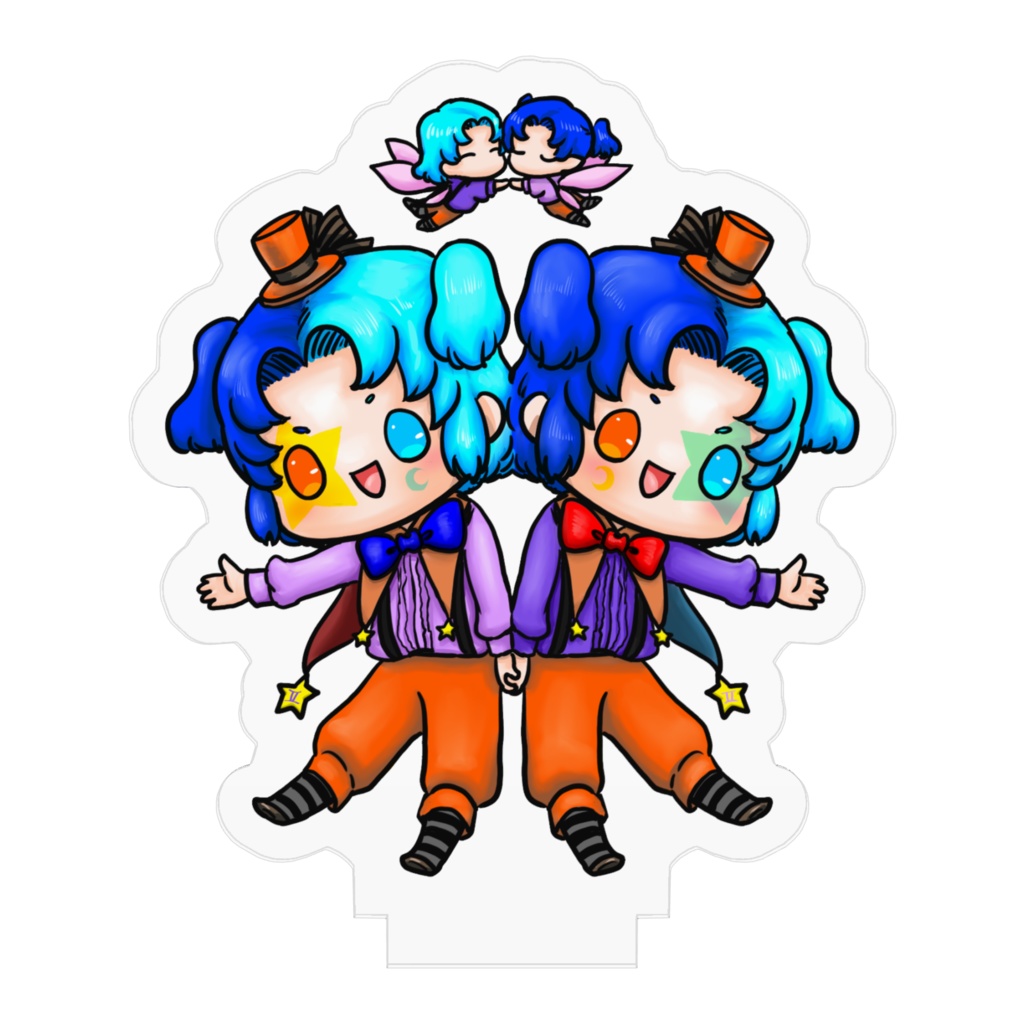ハロウィンver.ぷにかわ星座さんのアクスタ(ふたご座)