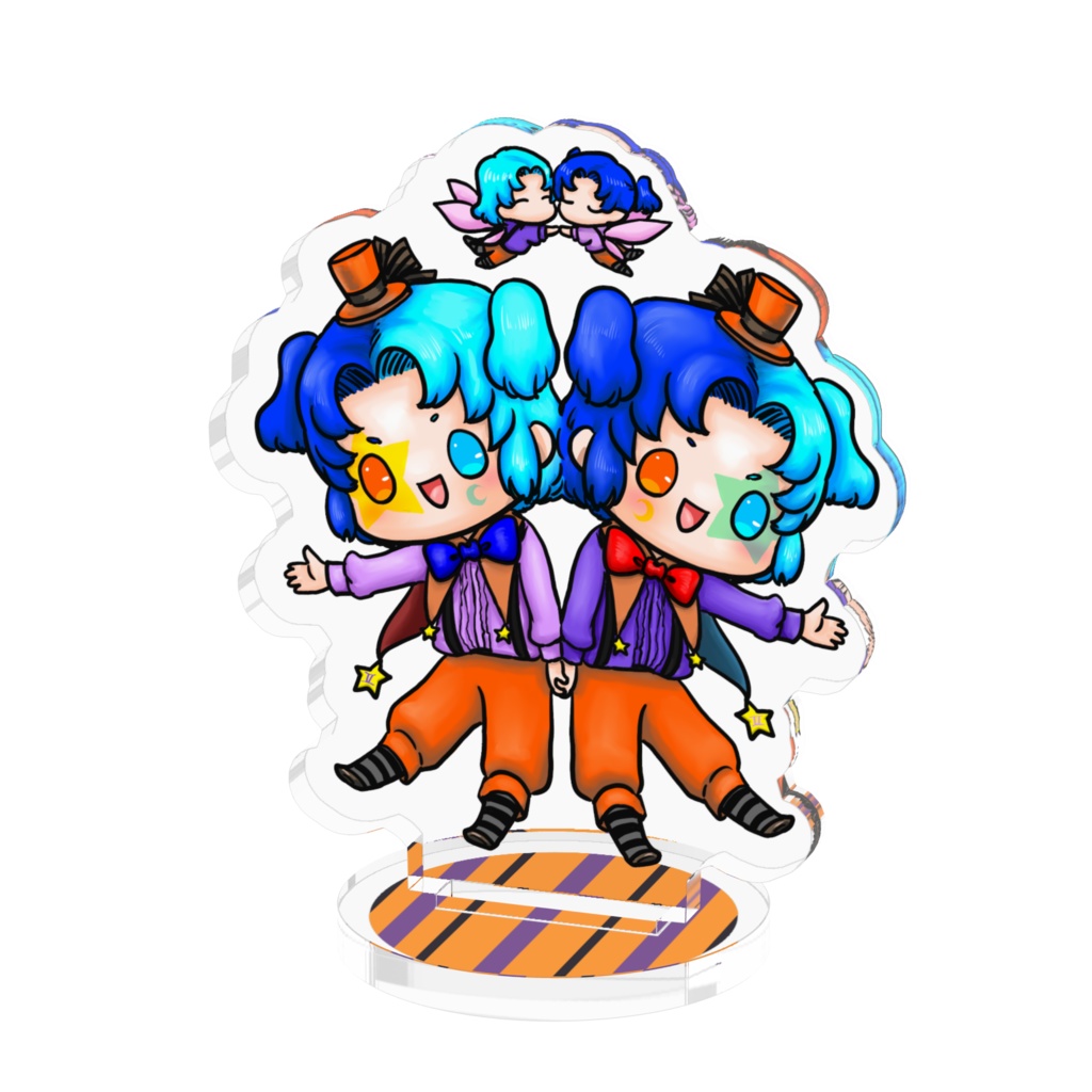 ハロウィンver.ぷにかわ星座さんのアクスタ(ふたご座)