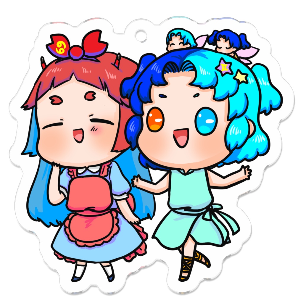 ぷにかわ星座さんコンビアクキー(ふたかに)