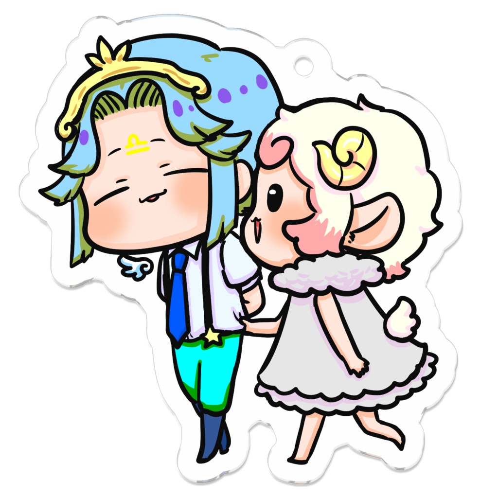 ぷにかわ星座さんコンビアクキー(ひつてん)