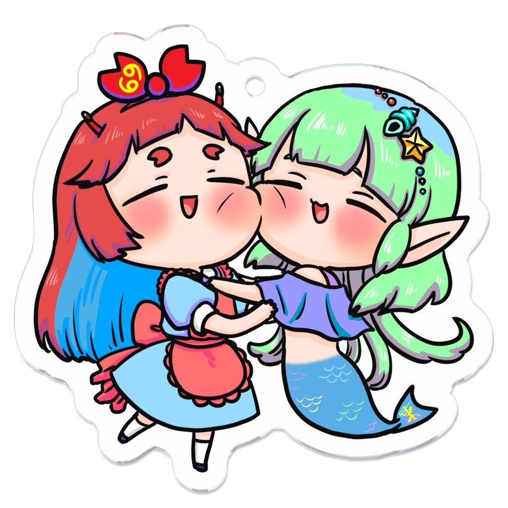 ぷにかわ星座コンビアクキー(かにうお)