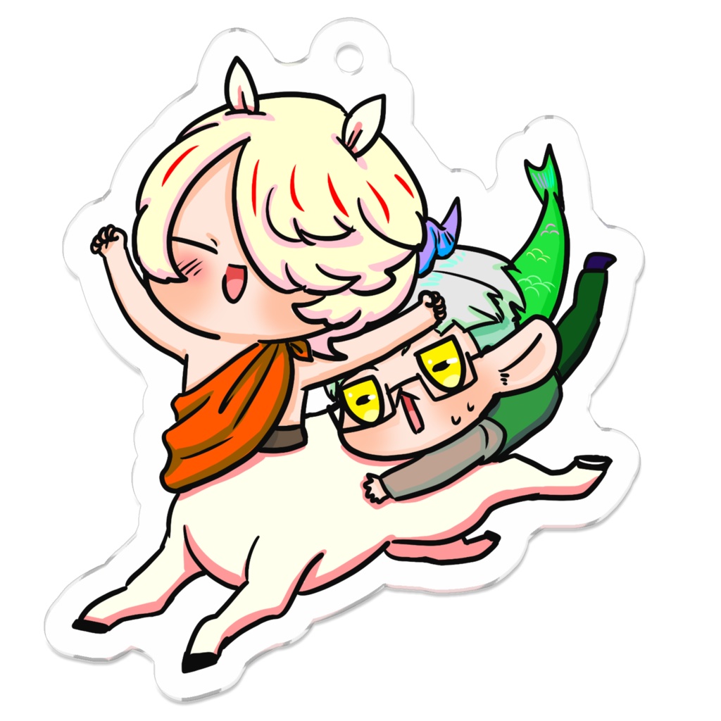 ぷにかわ星座さんコンビアクキー(いてやぎ)