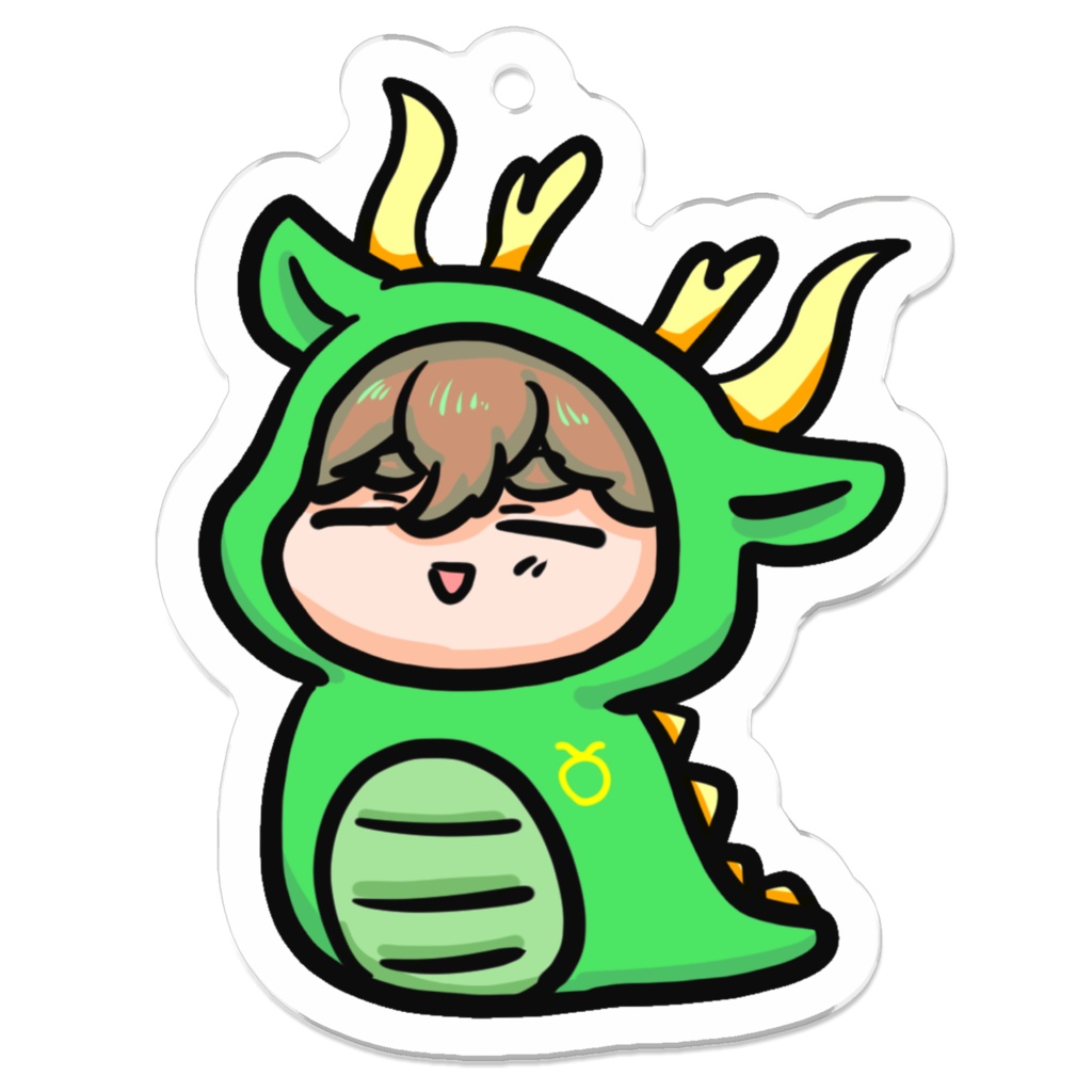 ぷにかわ星座さん辰年アクキー(おうし座)