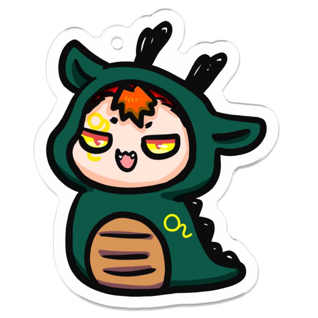 ぷにかわ星座さんの辰年アクキー(しし座)