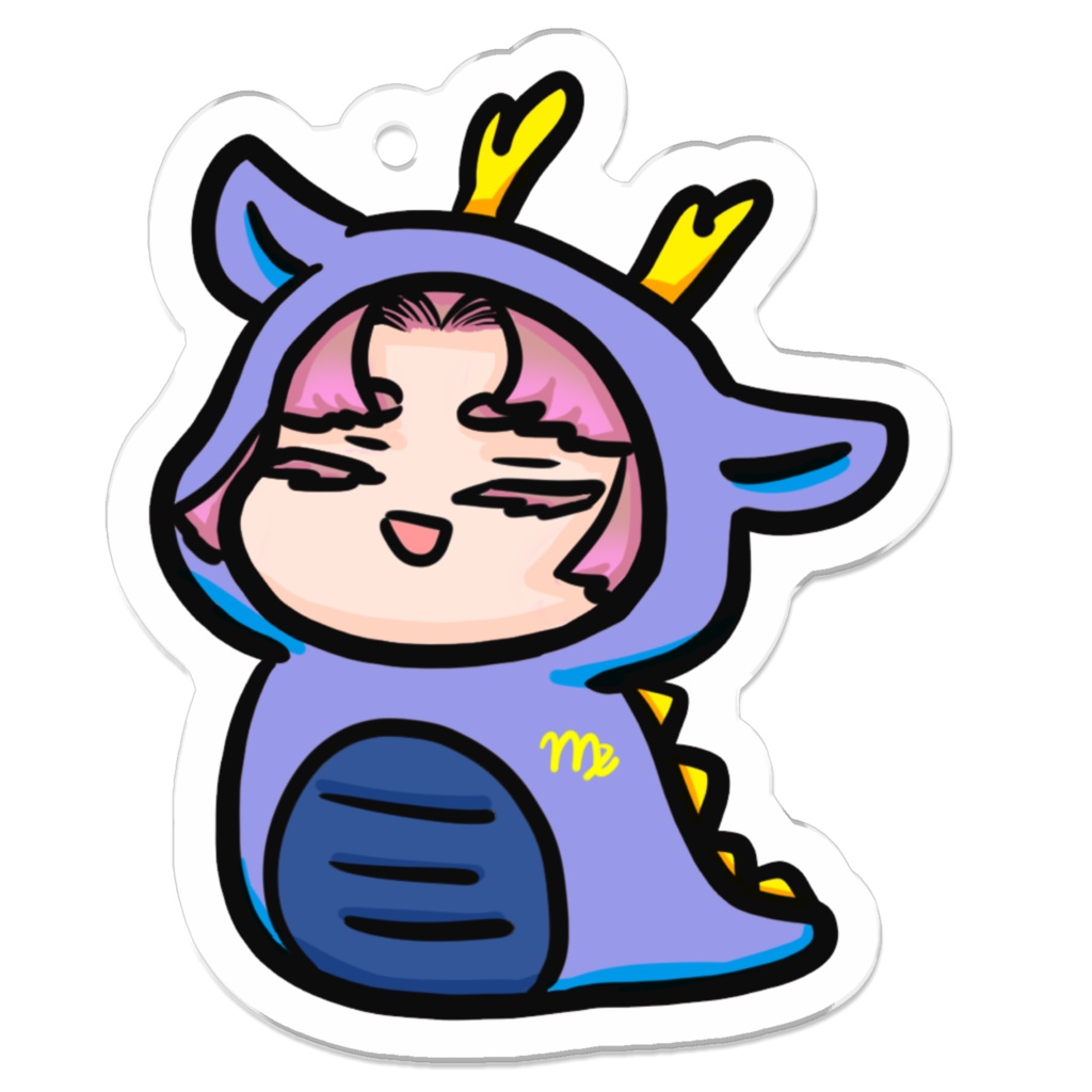 ぷにかわ星座さんの辰年アクキー(おとめ座)