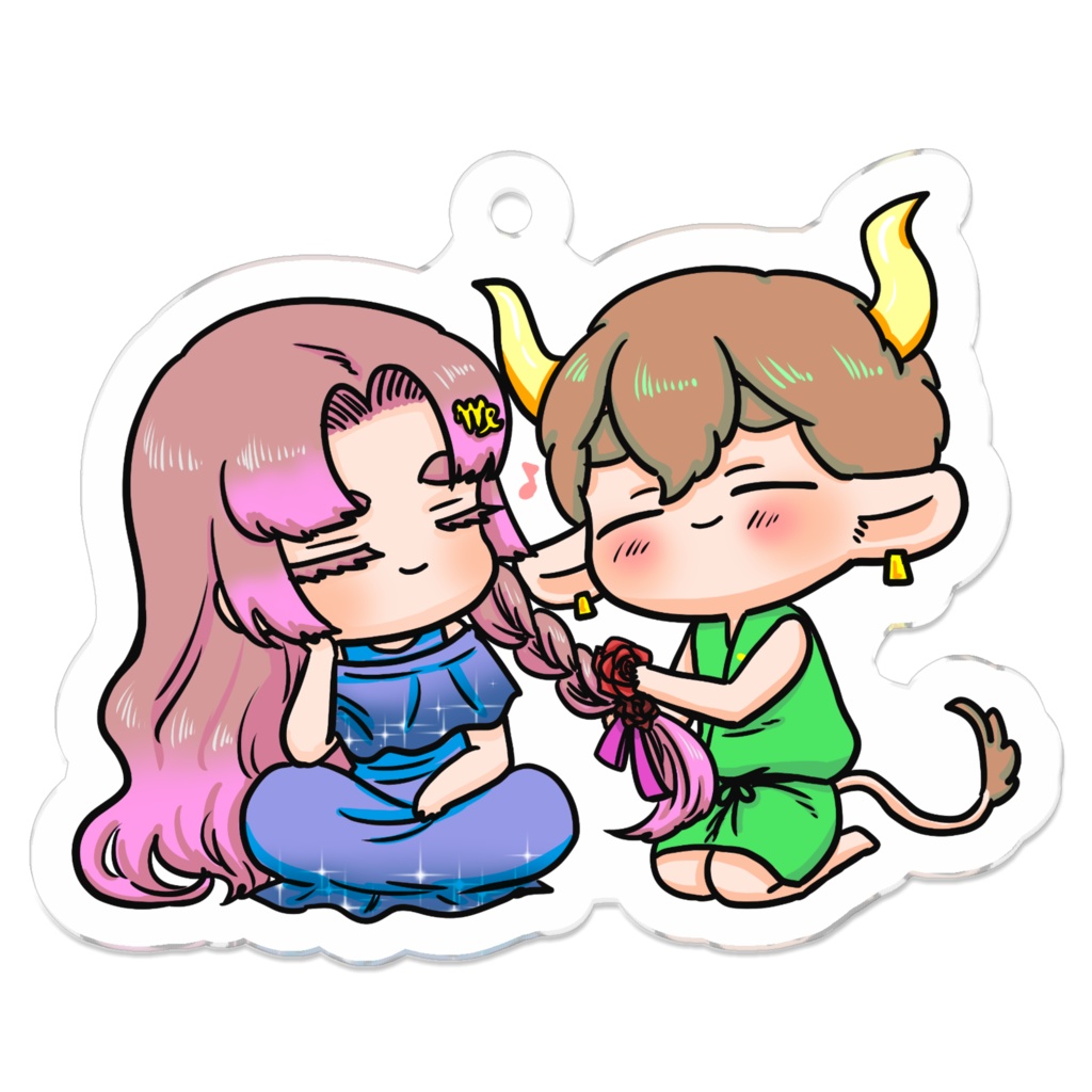 ぷにかわ星座さんコンビアクキー(うしおと)