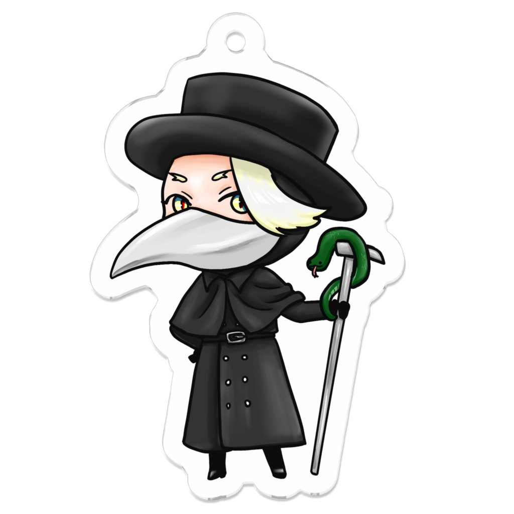 ハロウィンver.ぷにかわ星座さんのアクキー(へびつかい座)