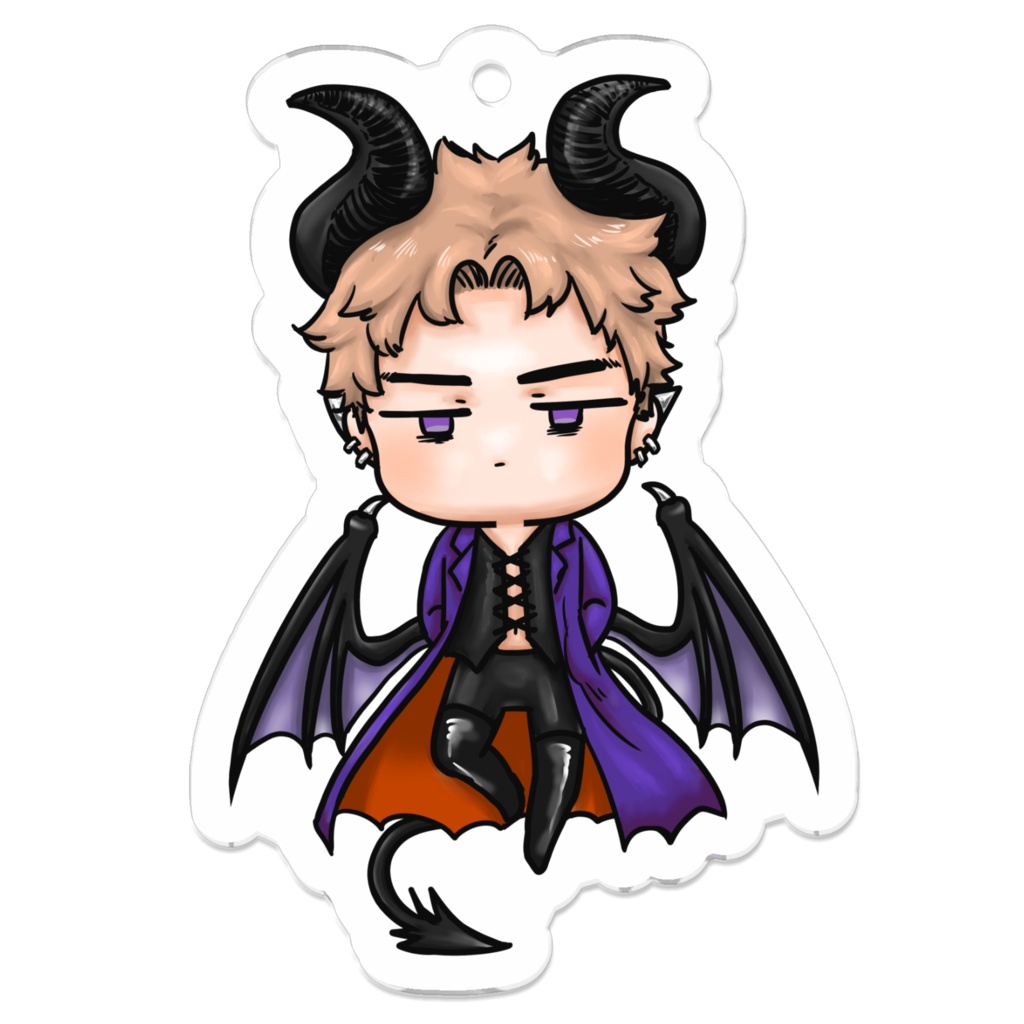 ハロウィンver.ぷにかわ星座さんのアクキー(ヘラクレス座)