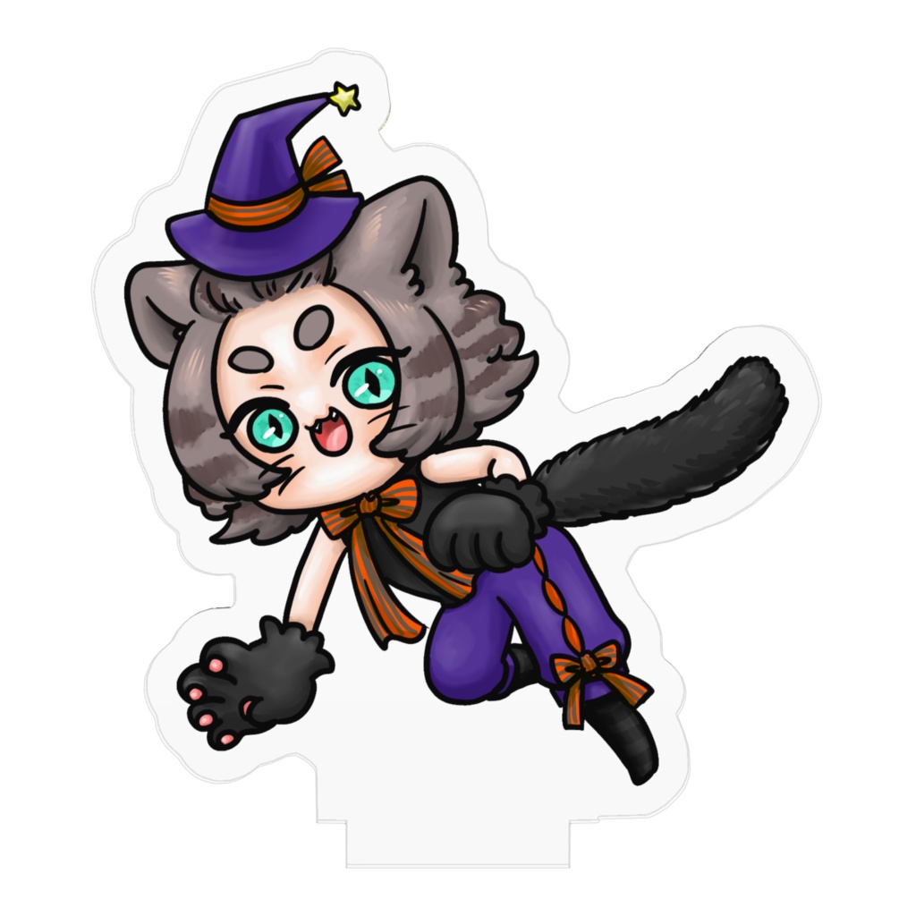 ハロウィンver.ぷにかわ星座さんのアクスタ(やまねこ座)