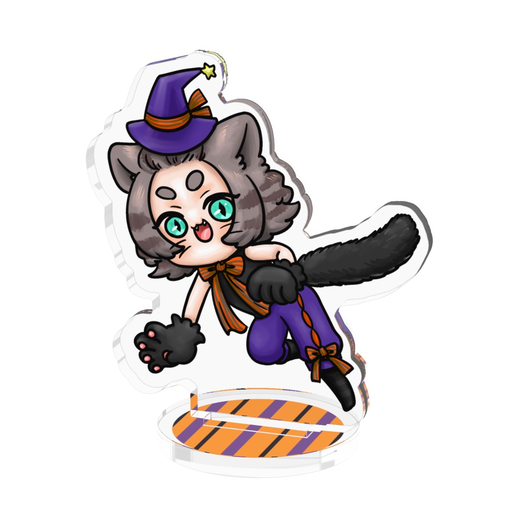 ハロウィンver.ぷにかわ星座さんのアクスタ(やまねこ座)