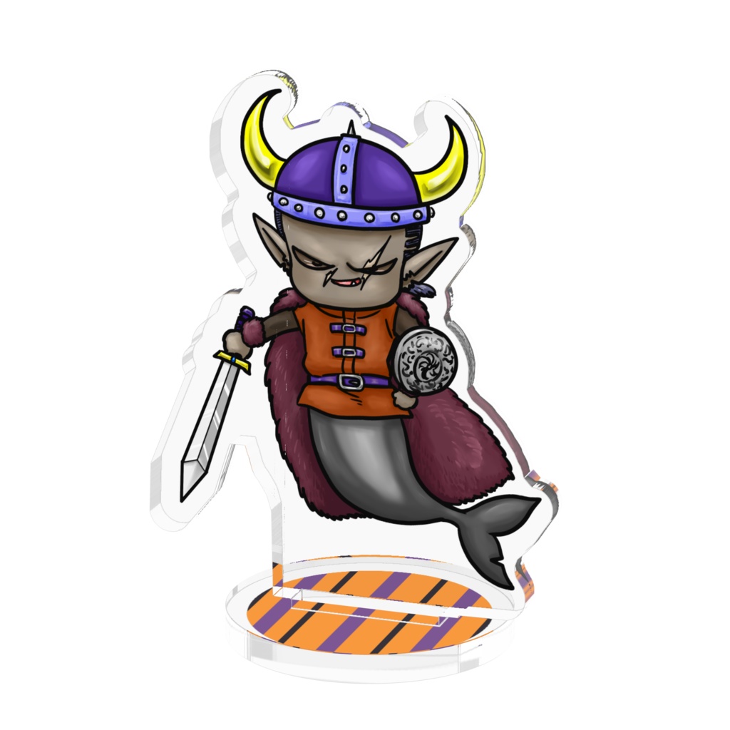ハロウィンver.ぷにかわ星座さんのアクスタ(くじら座)