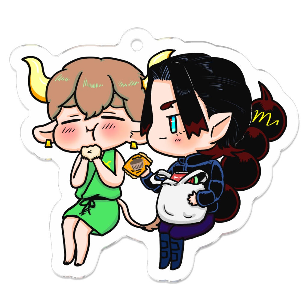 ぷにかわ星座コンビアクキー(うしさそ)