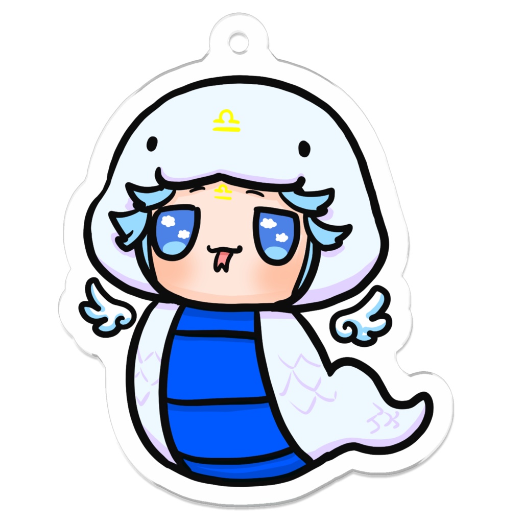 巳年星座さんアクキー(てんびん座)