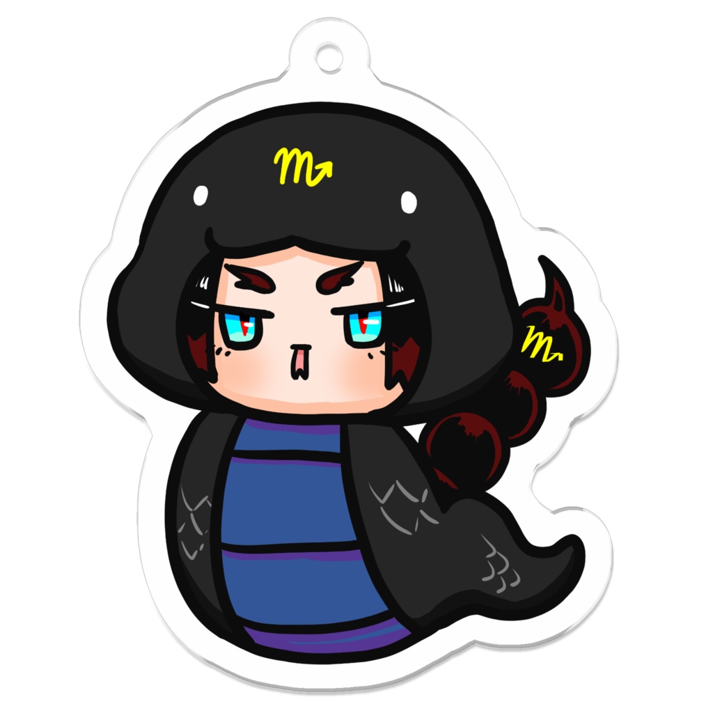 巳年星座さんアクキー(さそり座)