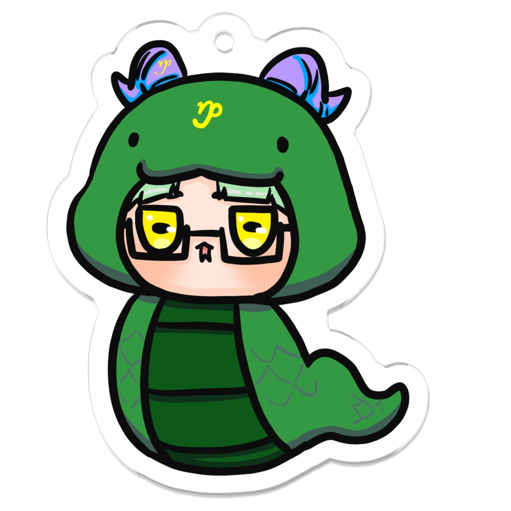 巳年星座さんアクキー(やぎ座)