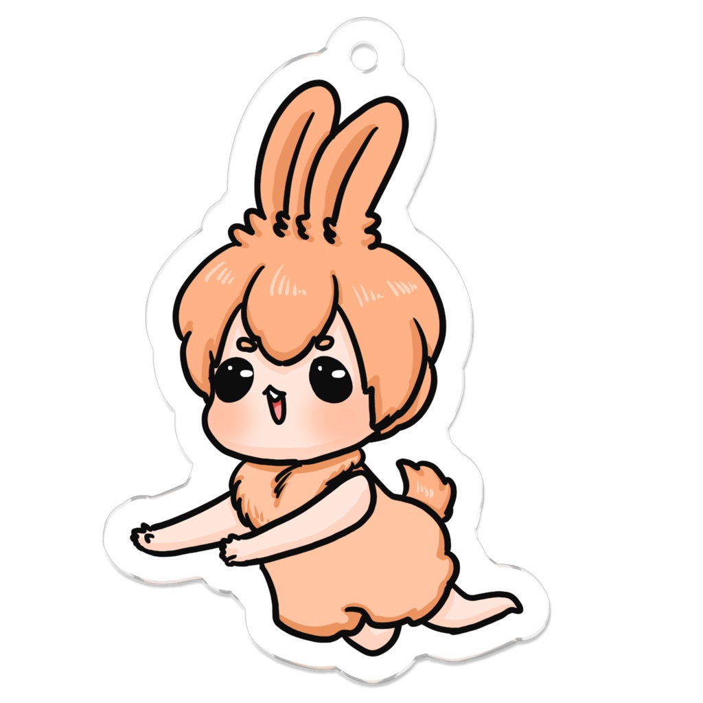 ぷにかわ星座さんアクキー(うさぎ座)