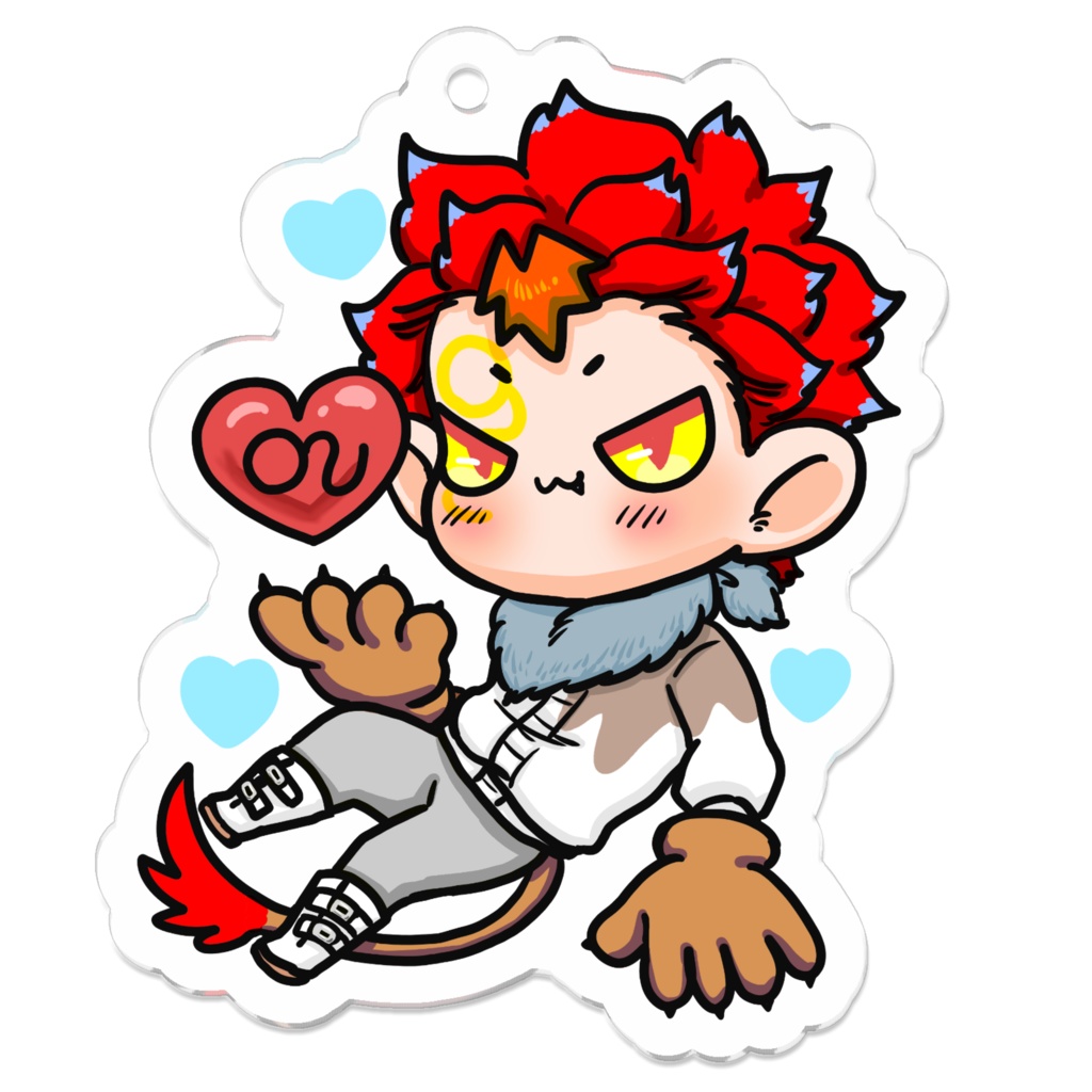 ホワイトデーの星座さんアクキー(しし座)