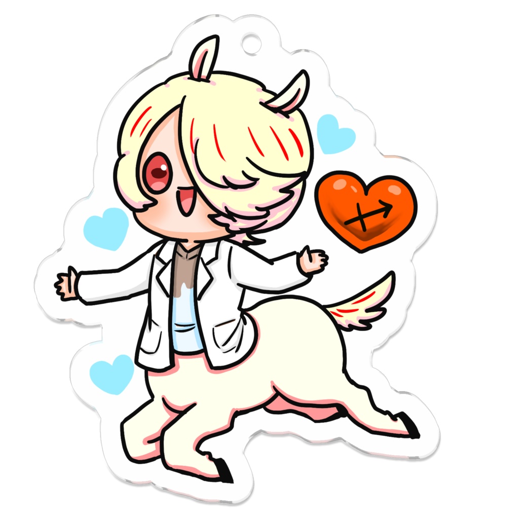 ホワイトデーの星座さんアクキー(いて座)