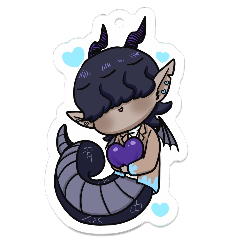 ホワイトデーの星座さんアクキー(うみへび座)