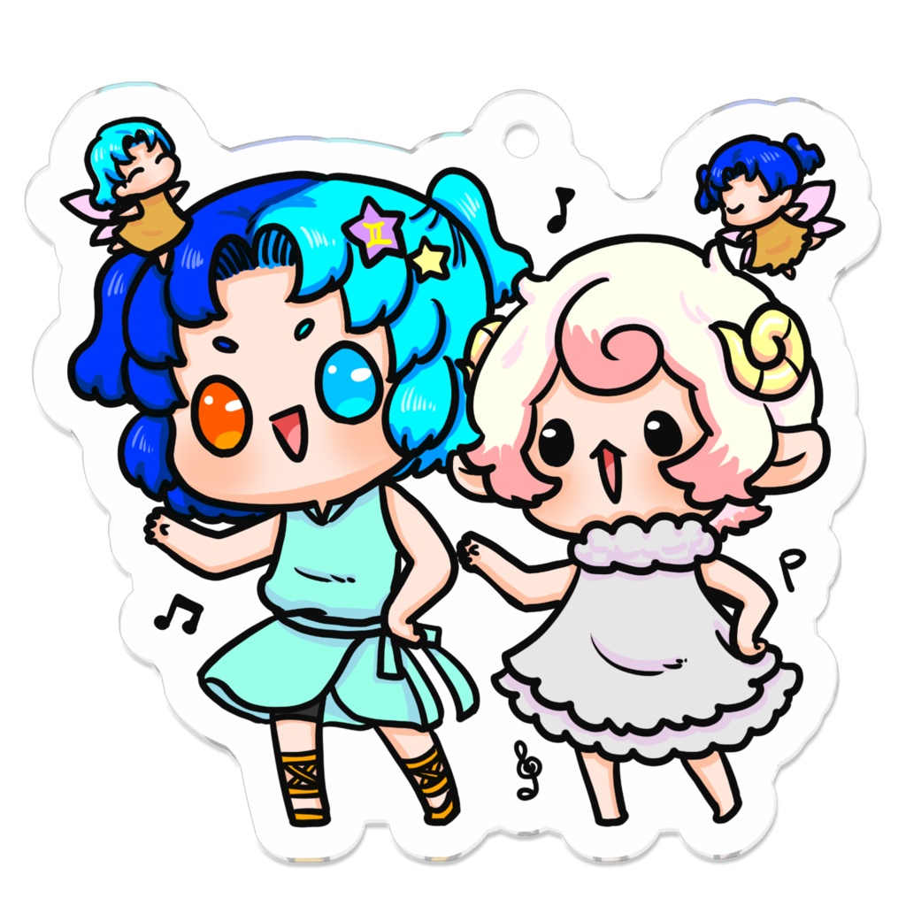 ぷにかわ星座コンビアクキー(ひつふた)