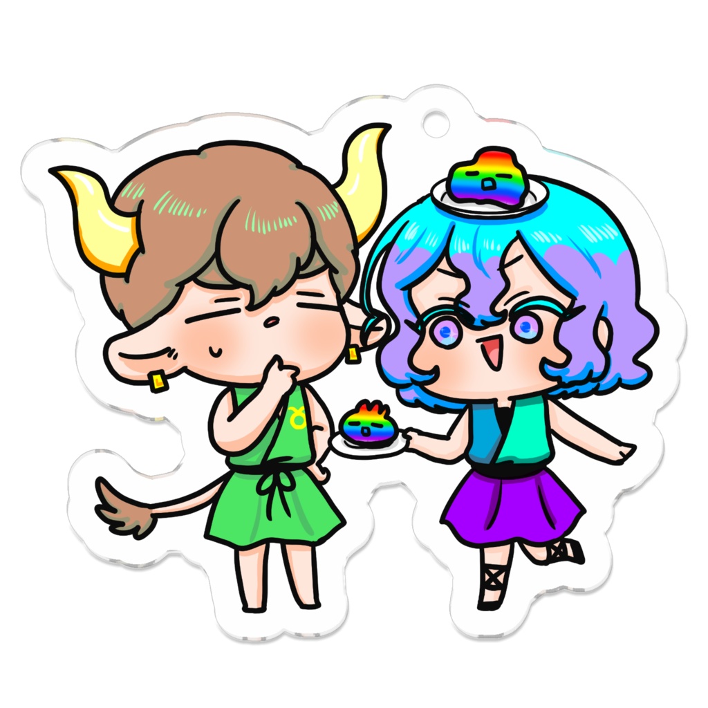 ぷにかわ星座コンビアクキー(うしみず)