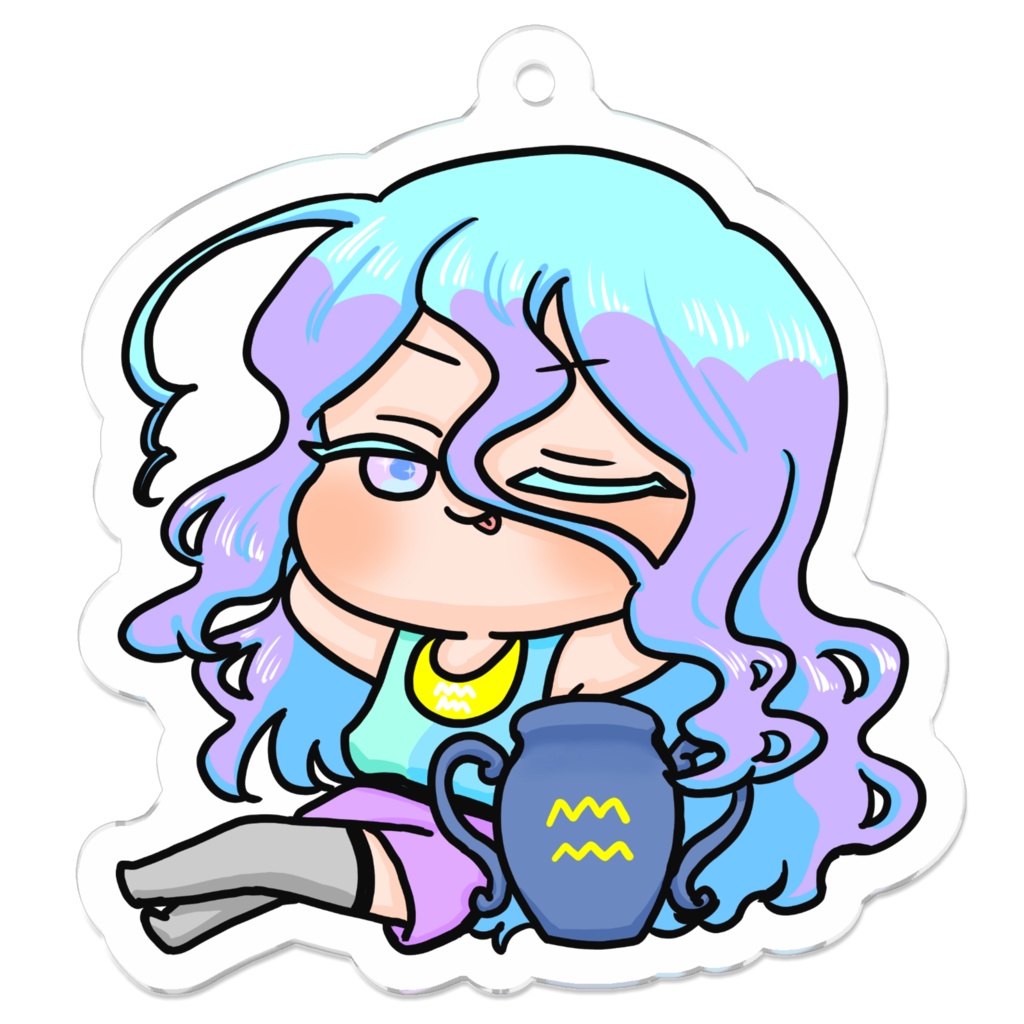 ぷにかわ月星座さん(月みずがめ座)
