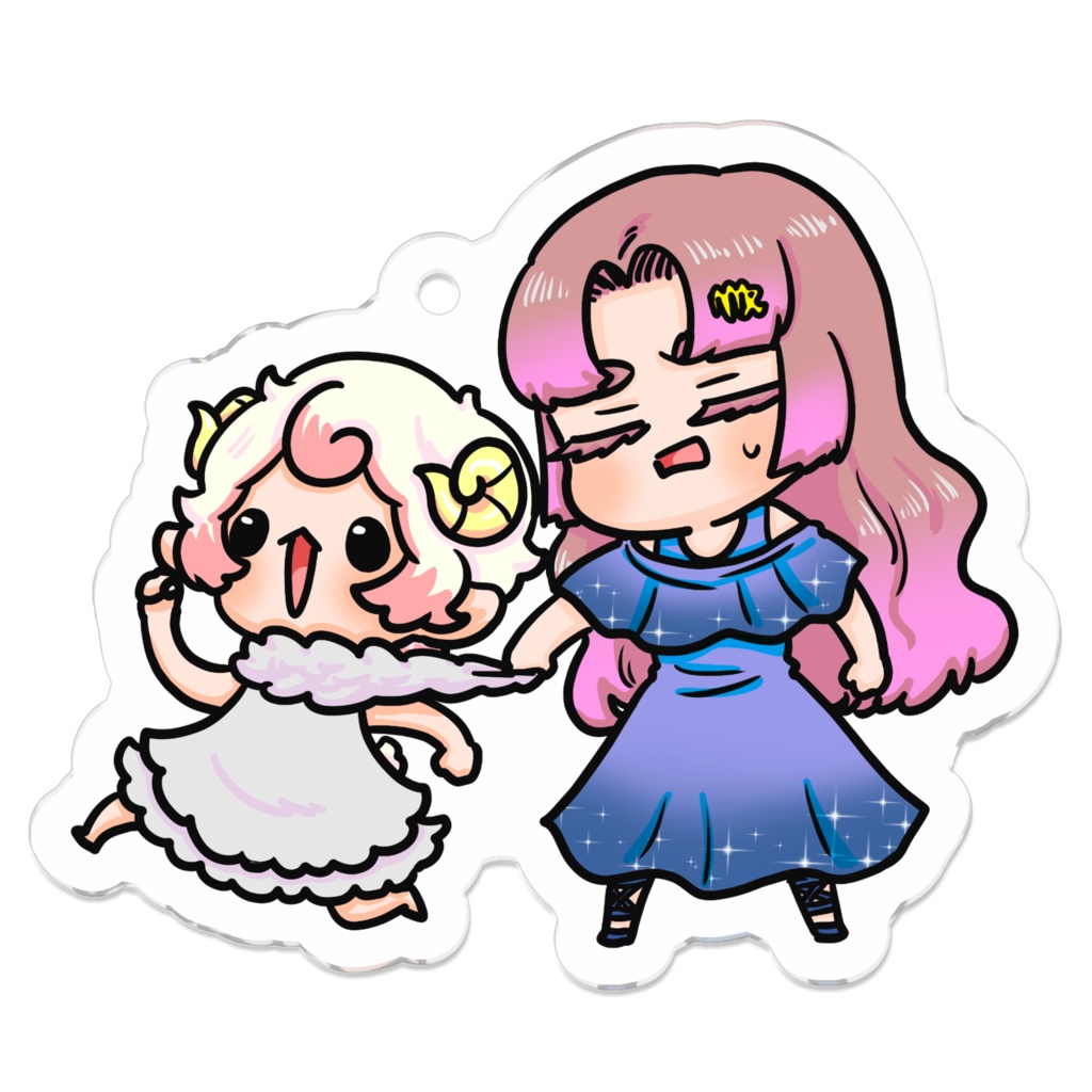 ぷにかわ星座コンビアクキー(ひつおと)
