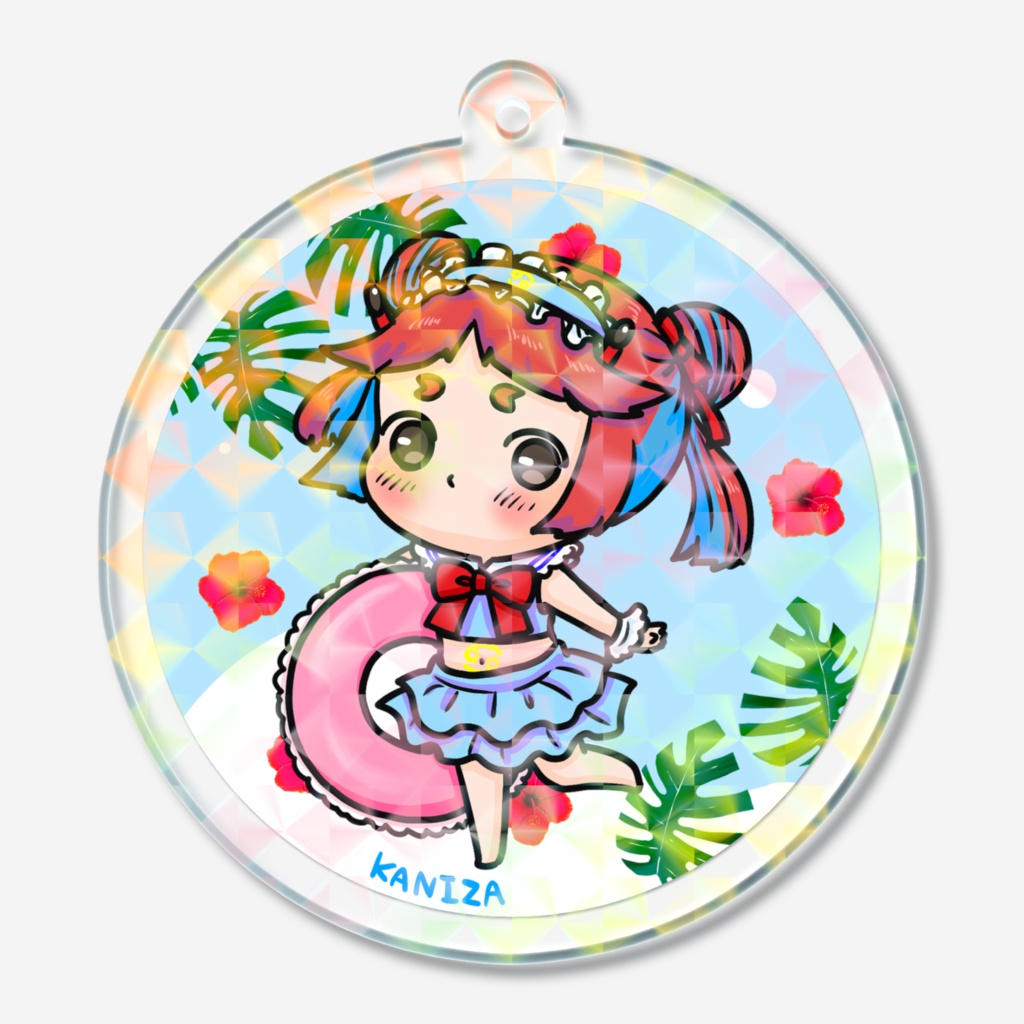 夏の水着星座さん(かに座)