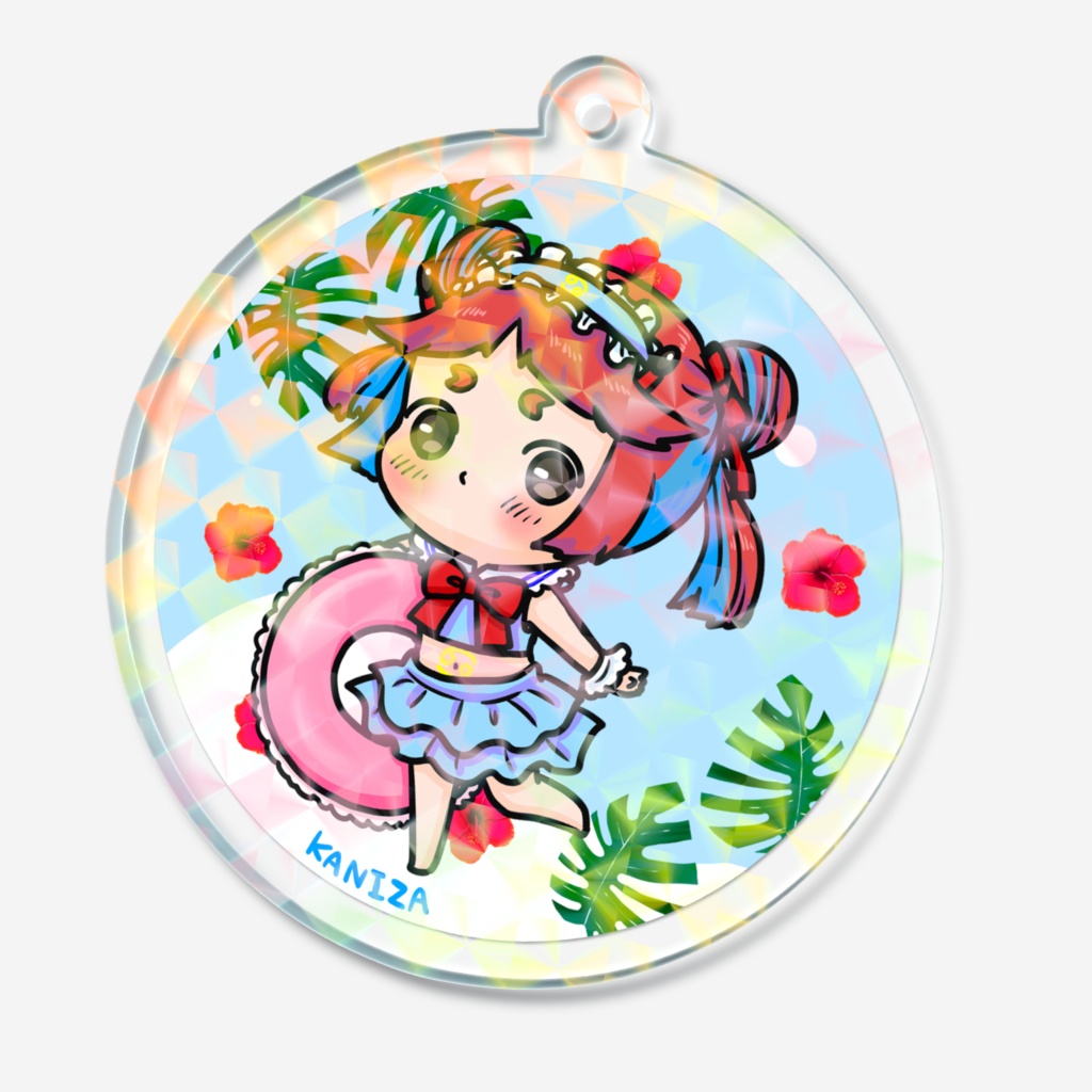 夏の水着星座さん(かに座)