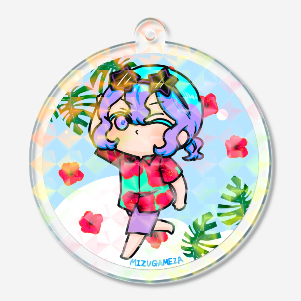 夏の水着星座さん(みずがめ座)