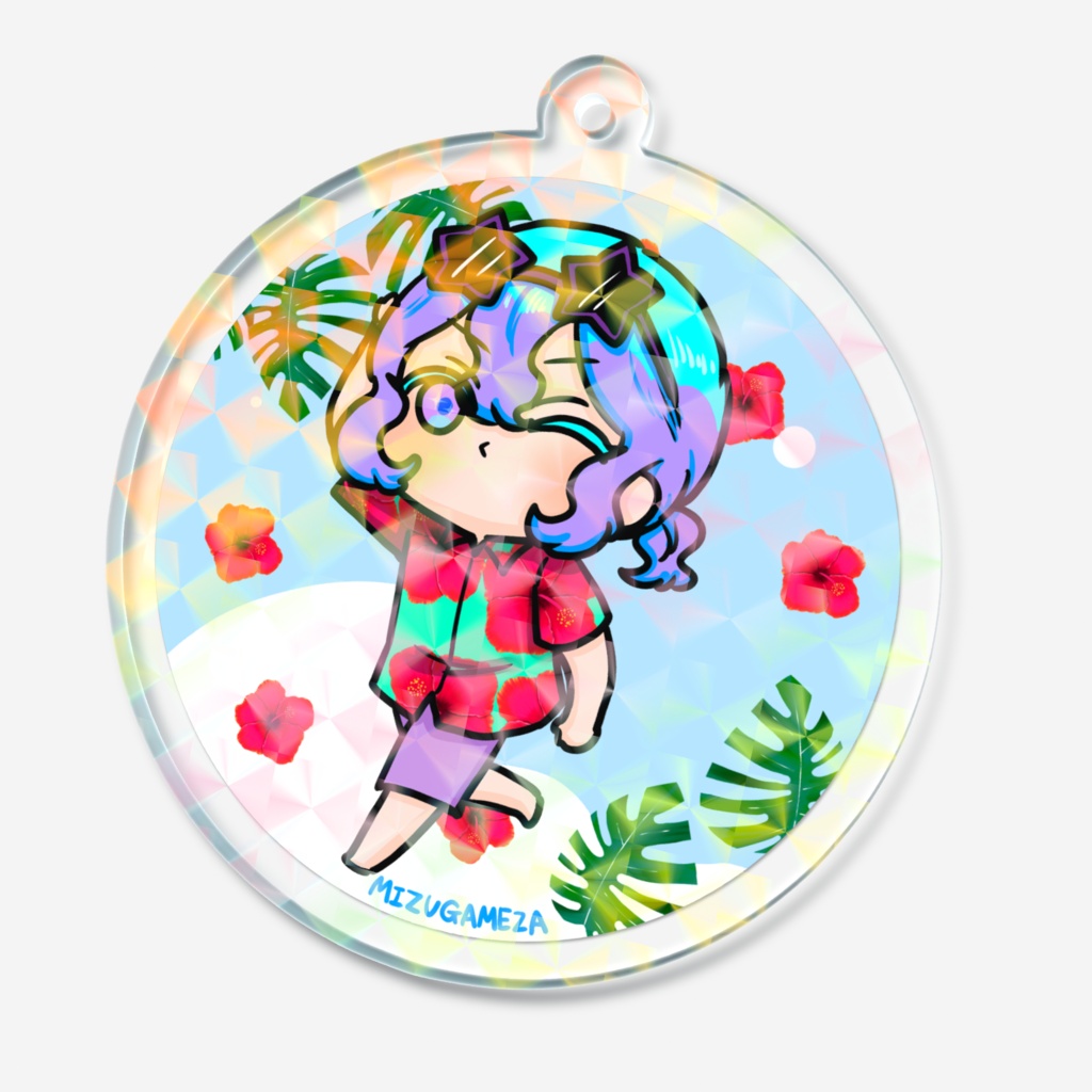 夏の水着星座さん(みずがめ座)