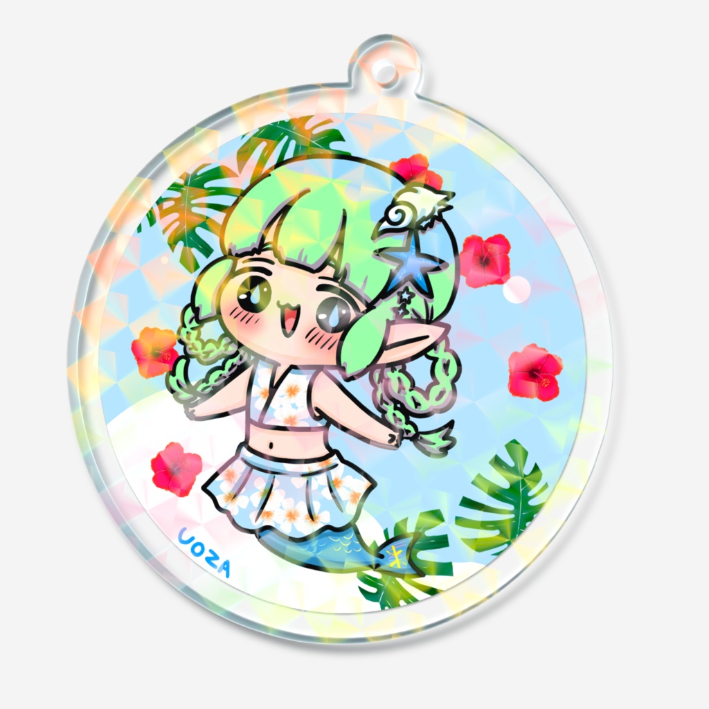 夏の水着星座さん(うお座)