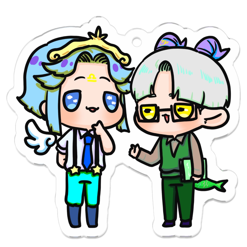 ぷにかわ星座コンビアクキー(てんやぎ)