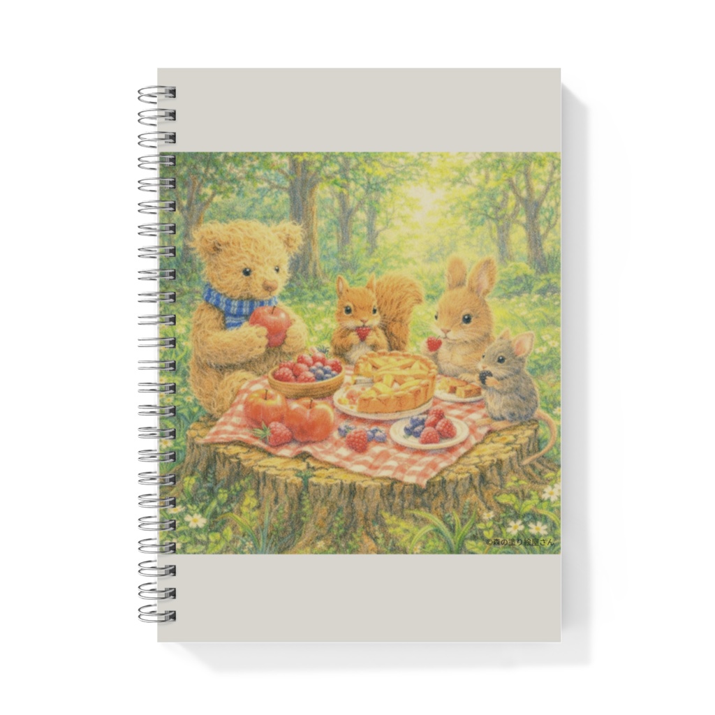 A5リングノート「ピクニック」