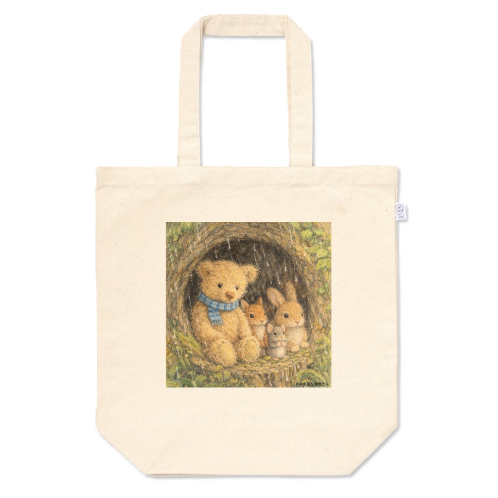 トートバッグ「雨宿り」