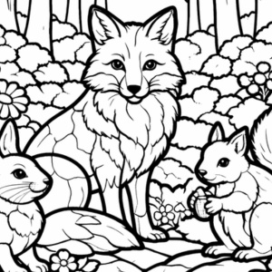 【無料塗り絵図案】ステンドグラス風塗り絵