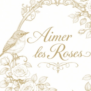 【塗り絵図案】「薔薇を愛する」B