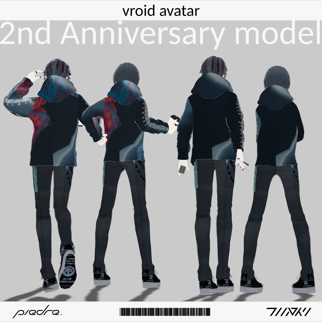 【vroid】piedre 2nd Anniversary Avatar