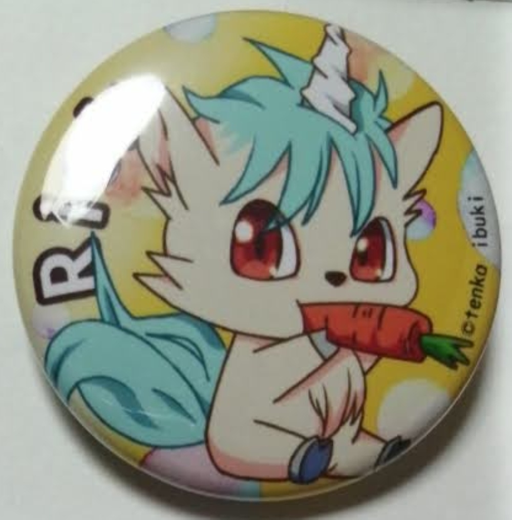 缶バッチ・リック黄色