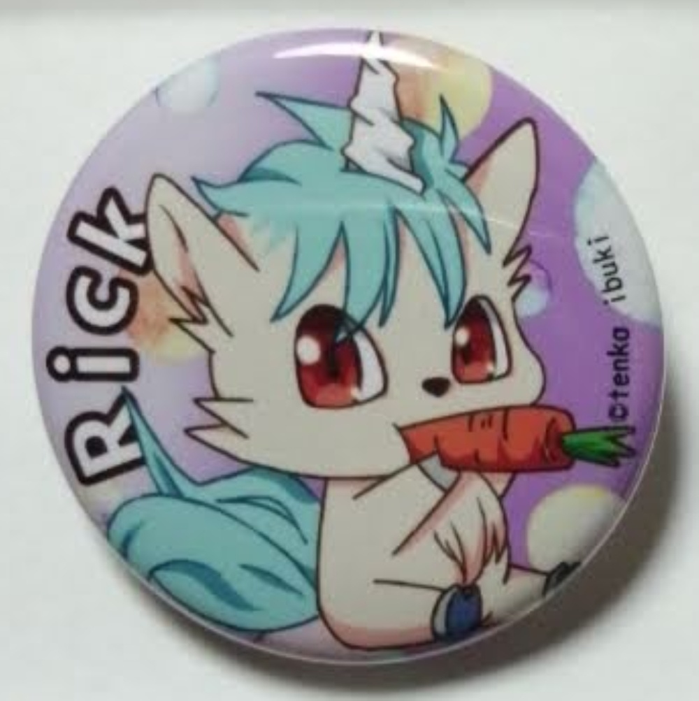 缶バッチ・リック紫