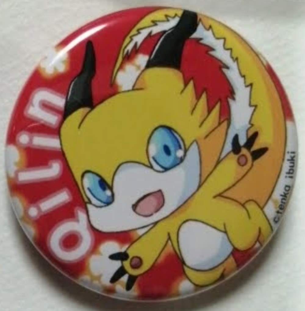 缶バッチ・チーリン赤