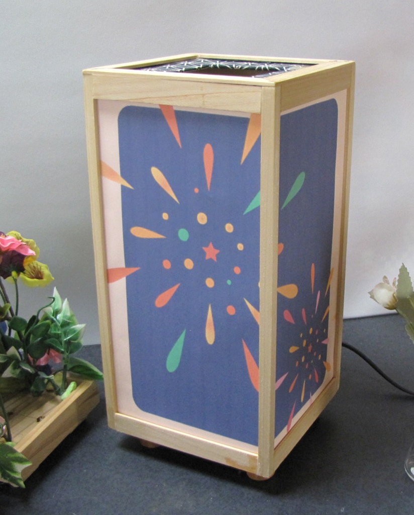 夢明り 天衣無縫/夜宴慕情 LED・桧枠造り・厚上質紙張貼・軽量/02-52