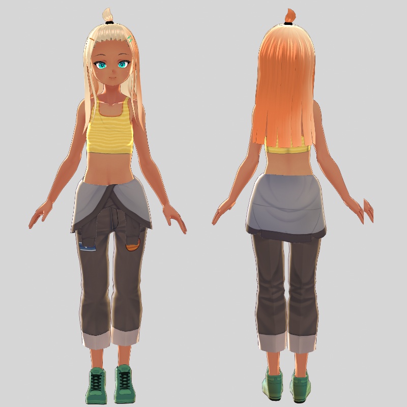 ツナギ服[VRoid用テクスチャ]