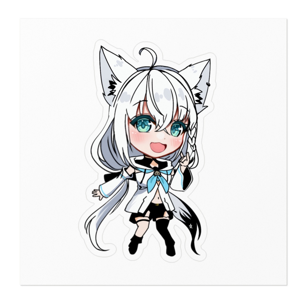 【非公式】白上フブキ ステッカー