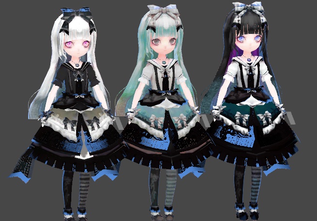 VRChat用オリジナルモデル『ミシェル』