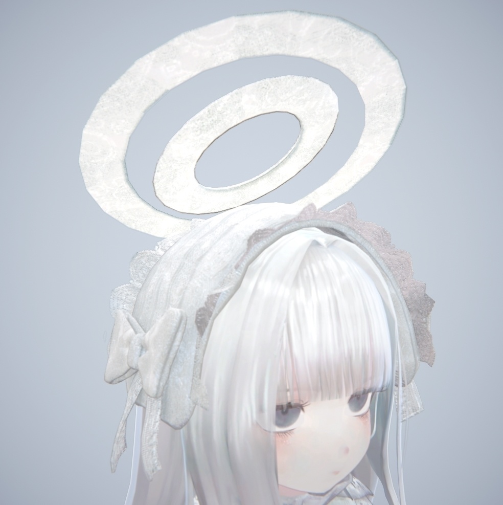 白雪天使【オリジナル3Dモデル】