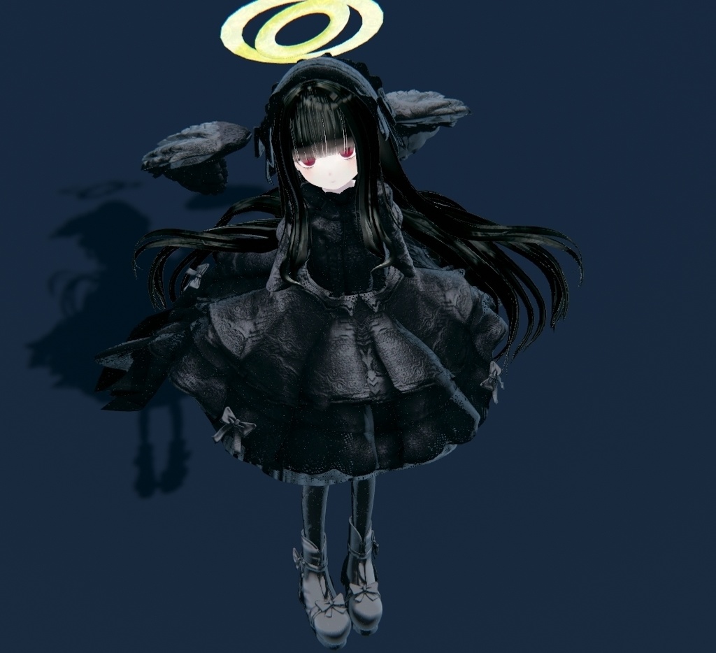 白雪天使【オリジナル3Dモデル】